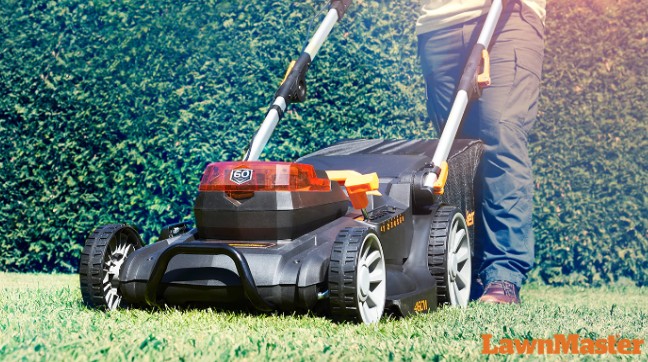 lawn cutting machine