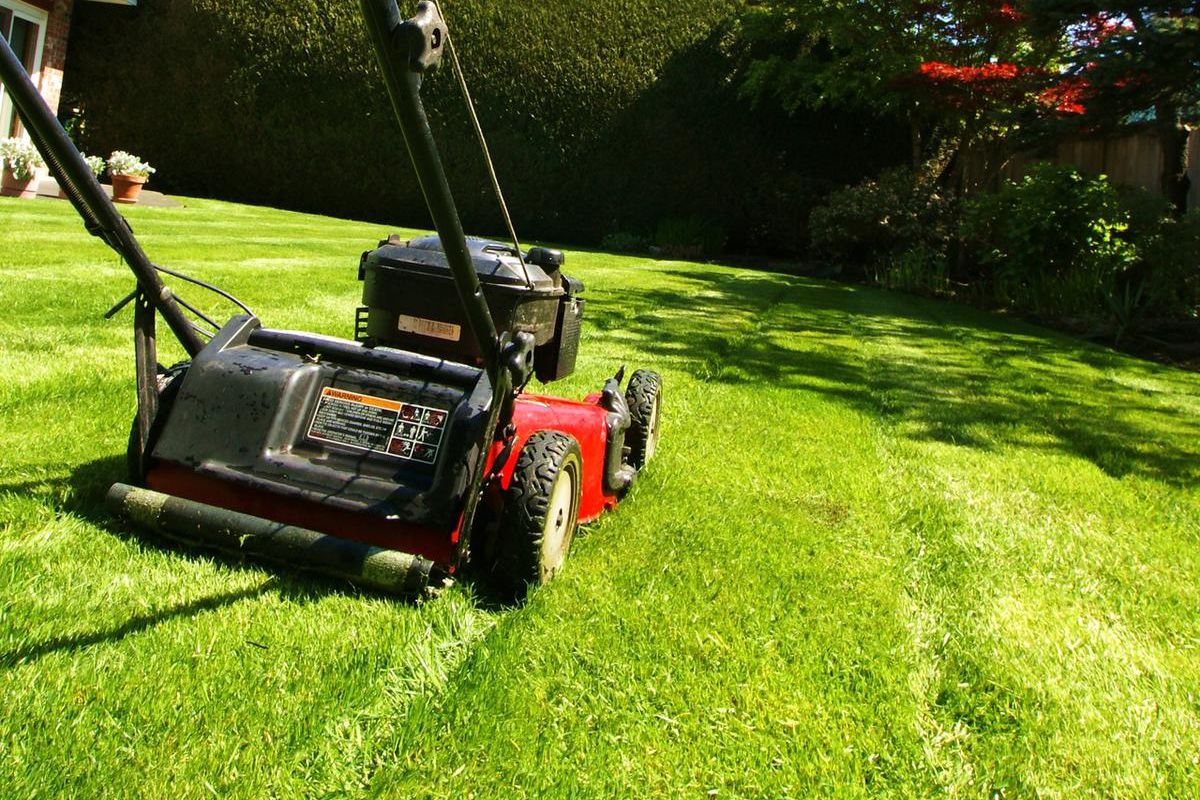 electric start lawn mower