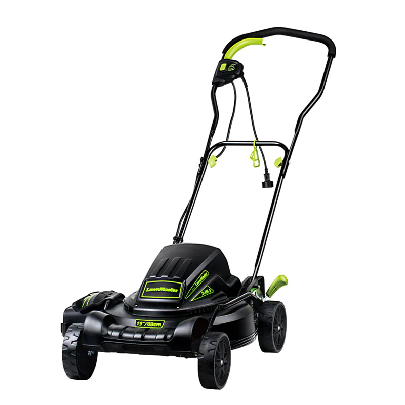 Lawnmaster 12.5 Amp Motor，19” ME1018X Rechargeable Best Cordless Lawn Mower