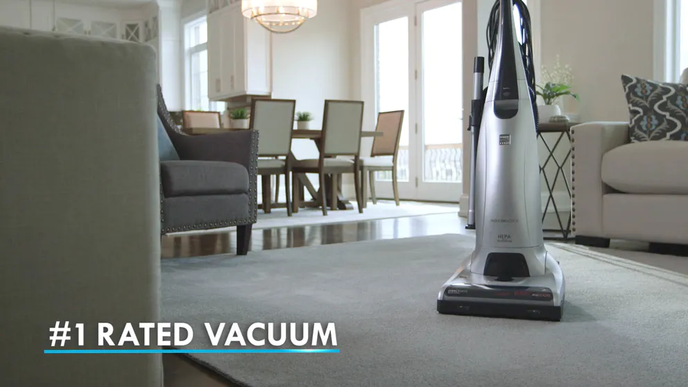 Kenmore Elite 31150 Bagged Upright Vacuum Cleaner, Pet Friendly, Silver (Complete Set), with Microfiber Cleaner Bundle