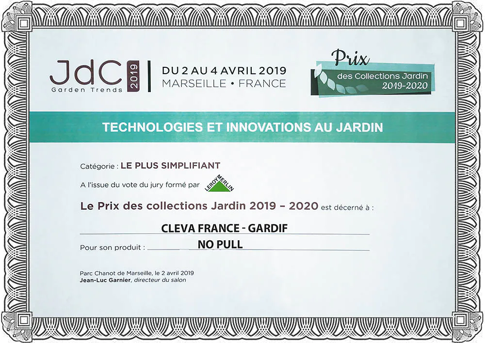 Prix des collections Jardin 2019-2020