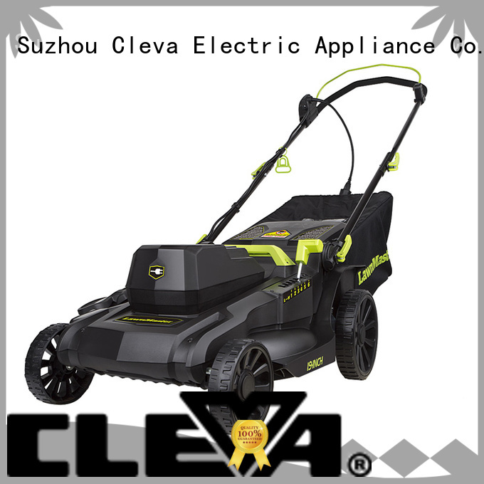 CLEVA cordless best electric lawn mower supplier for floor