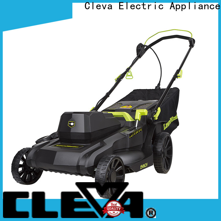 CLEVA electric best rated lawn mower factory direct supply for cleaning